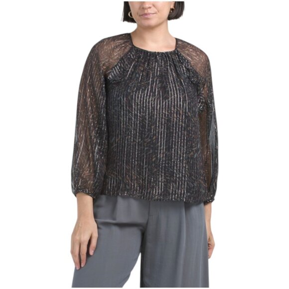 SHOSHANNA Silk Blend Marlo Top - Picture 1 of 3